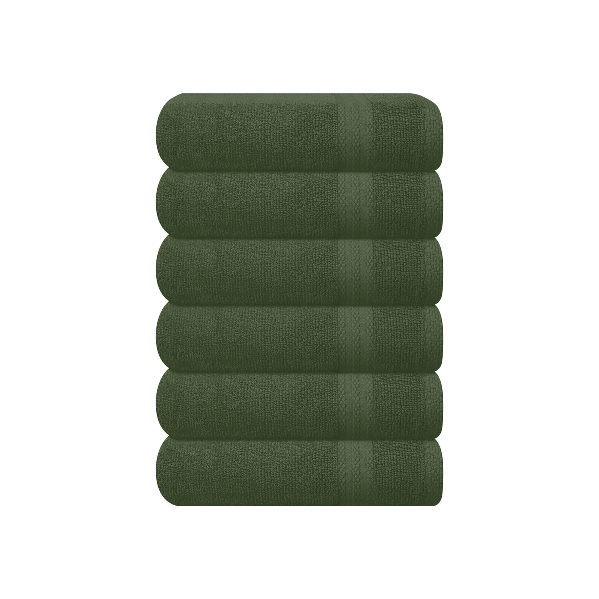 GLAMBURG Ultra Soft 8-Piece Towel Set - 100% Pure Ringspun Cotton, Contains 2 Oversized Bath Towels 27x54, 2 Hand Towels 16x28, 4 Wash Cloths 13x13 - Ideal for Everyday use, Hotel & Spa - Black