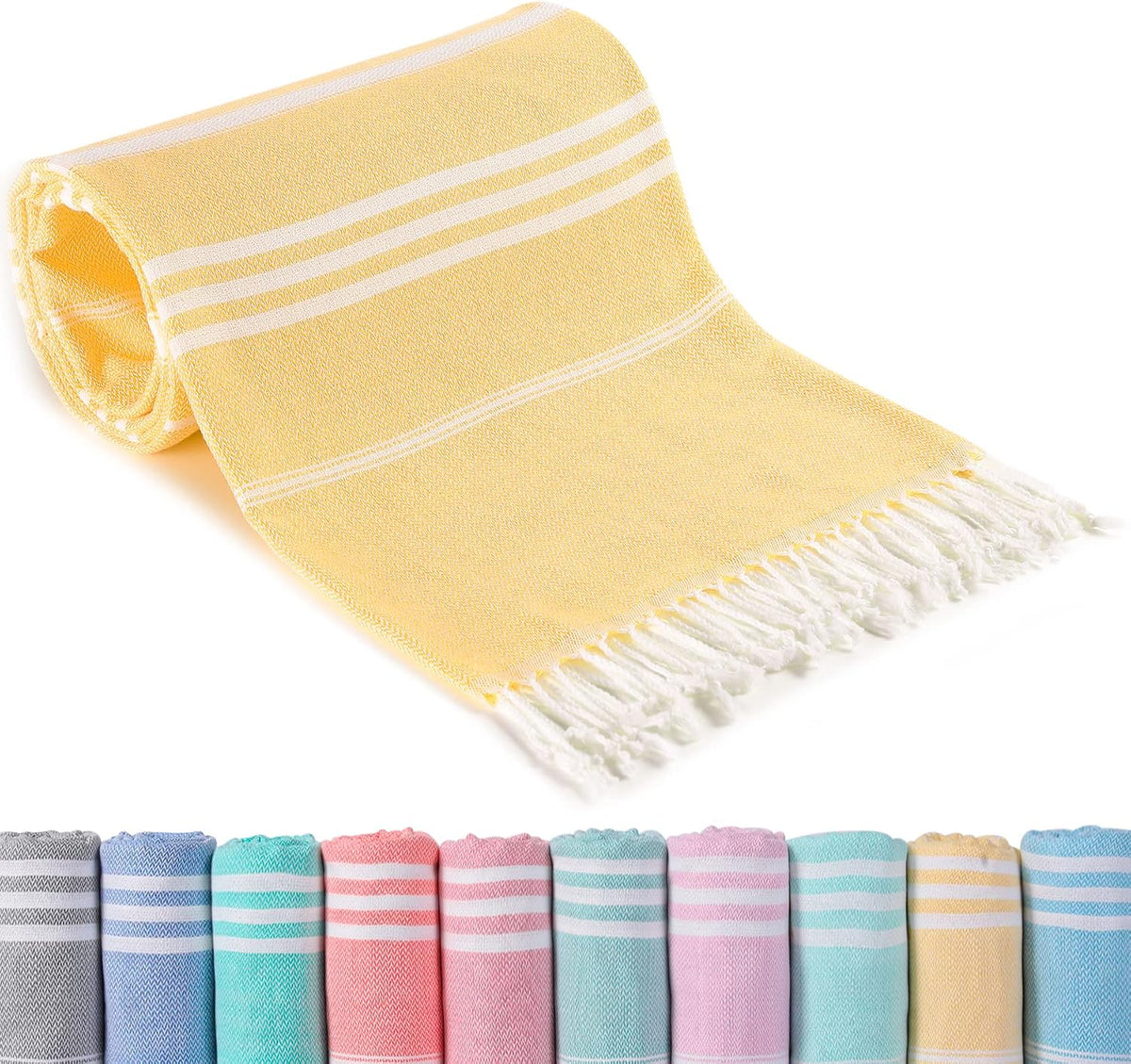 Turkish Beach Towels Vacation Essentials Quick Dry Sand Free Soft Absorbent Adult Oversized Bath Pool Swim Long Towel Lightweight Thin Fast Drying Over The Chair Towel Sand Repellent Anti Yellow