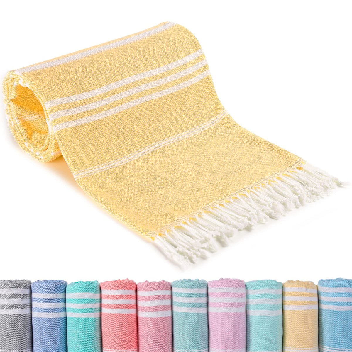 Turkish Beach Towels Vacation Essentials Quick Dry Sand Free Soft Absorbent Adult Oversized Bath Pool Swim Long Towel Lightweight Thin Fast Drying Over The Chair Towel Sand Repellent Anti Yellow
