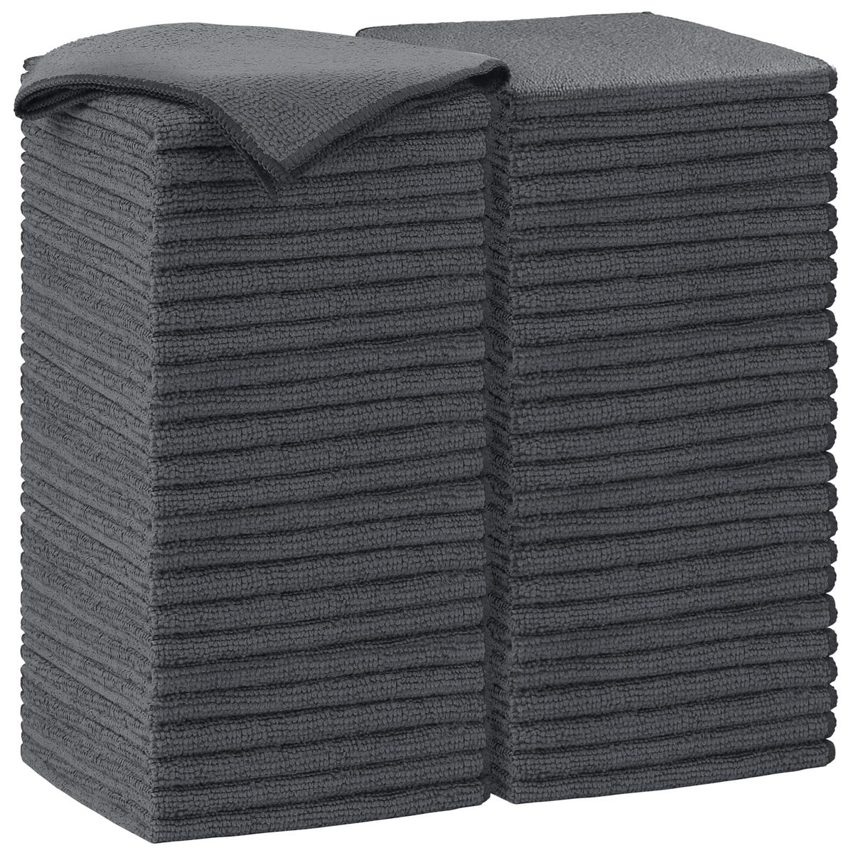 AIDEA Microfiber Cleaning Cloth-50PK, Microfiber Towels for Cars 12"x12"
