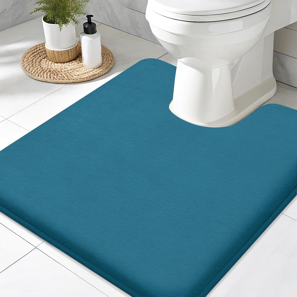Smiry Memory Foam Bath Mat 30x20, Extra Soft and Absorbent Bathroom Rugs