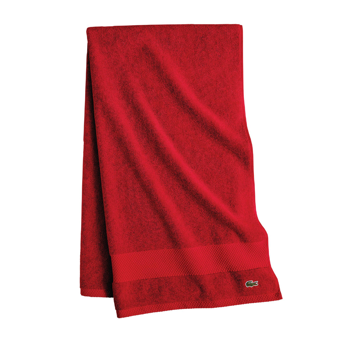 Lacoste Heritage 100% Supima Cotton Bath Towel 30" x 54", Aloe