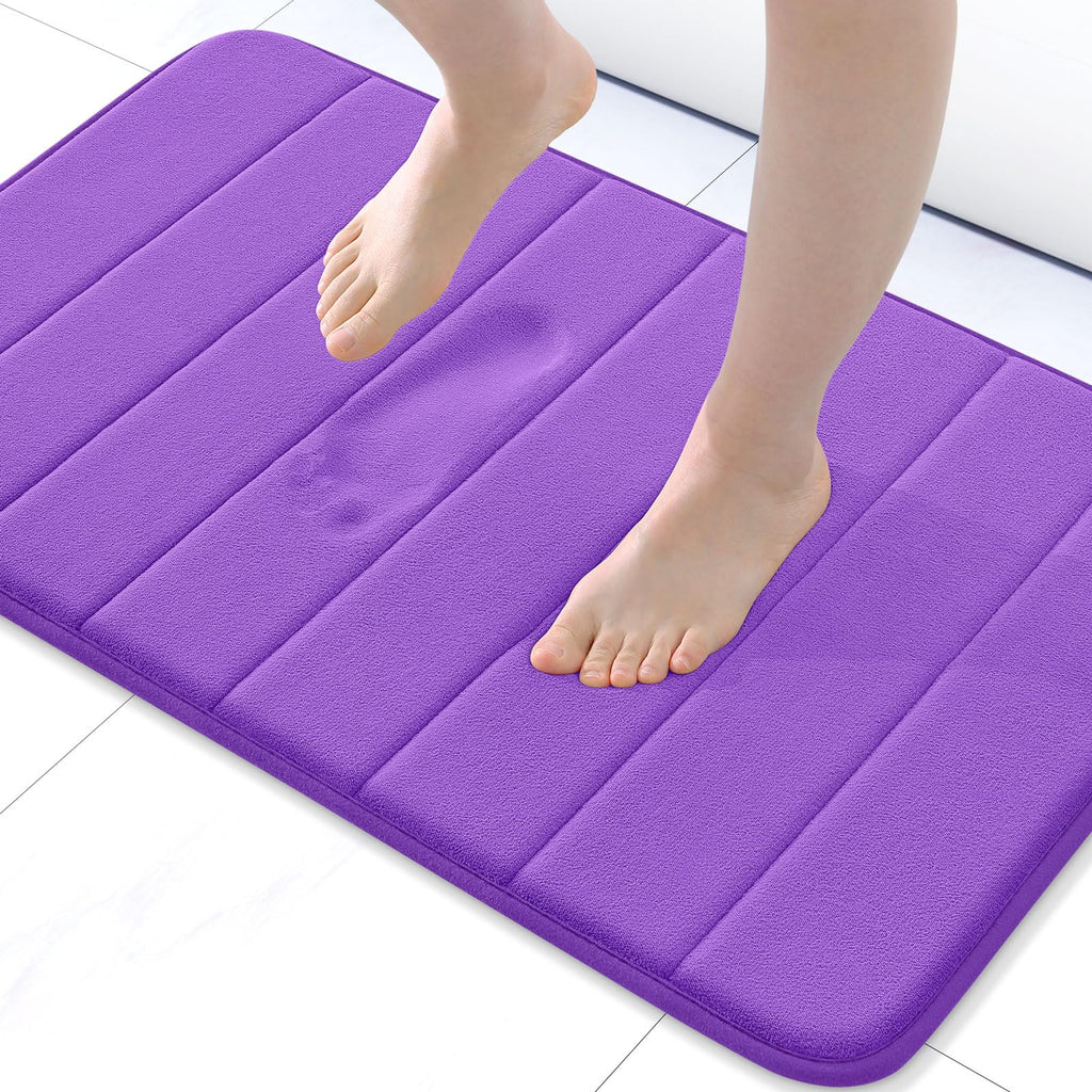 Buganda Memory Foam Bath Mat 30 x 20, Ultra Soft Absorbent Bathroom Rugs