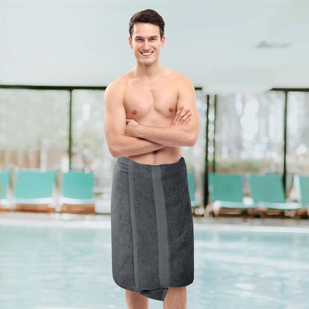 Utopia Towels 6 Pack Medium Bath Towels, 24x48 in, 500 GSM Cotton, Grey