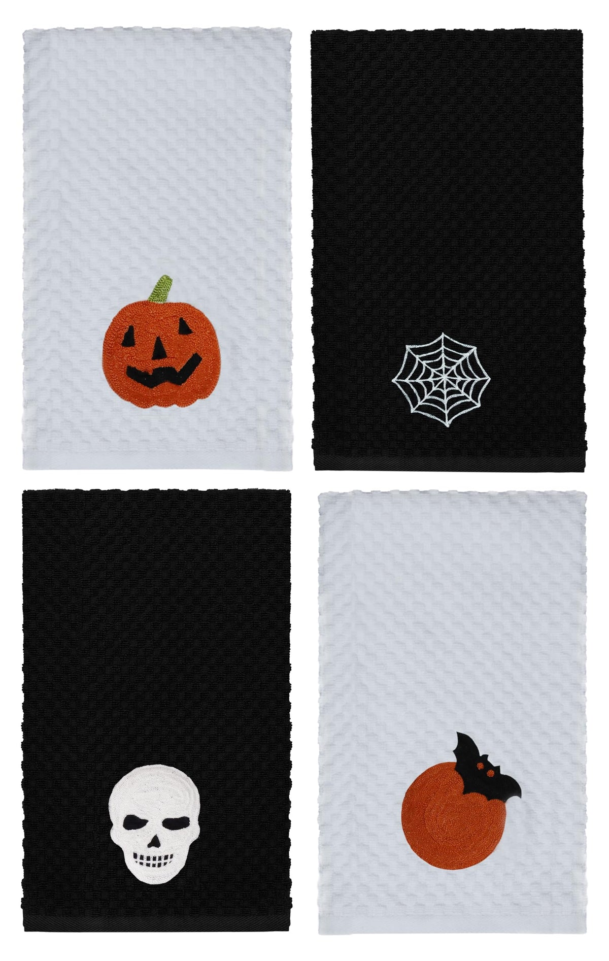 COTTON CRAFT Amazing Kitchen Towel - 12 Pack 100% Cotton Waffle Terry Towel