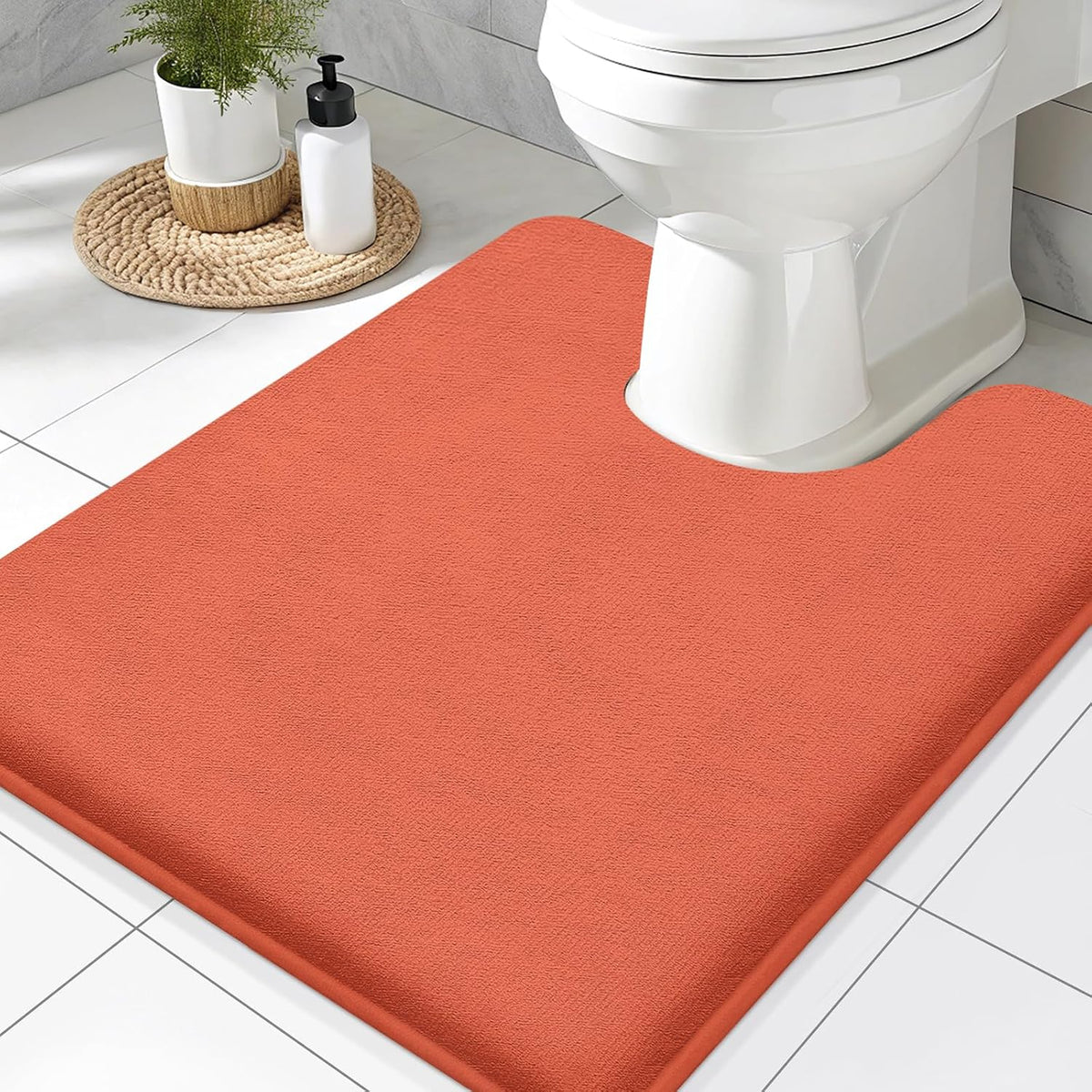 Smiry Memory Foam Bath Mat 30x20, Extra Soft and Absorbent Bathroom Rugs