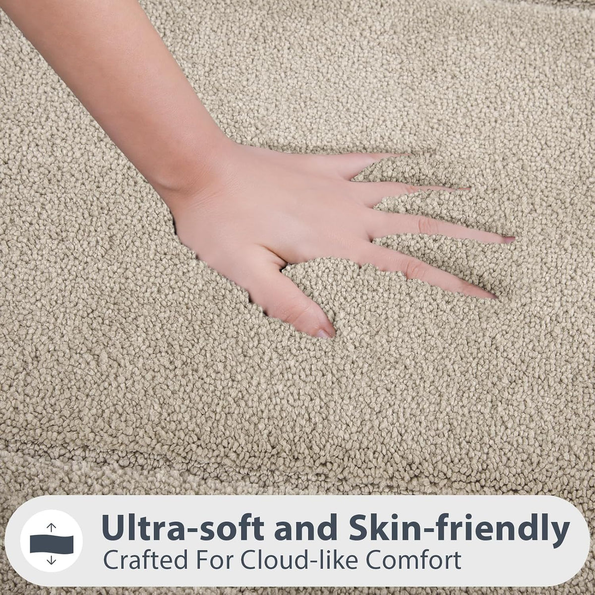 Extra Soft Bathroom Rug 24" x 36", Bath Mat, Throw Rug for Kitchen