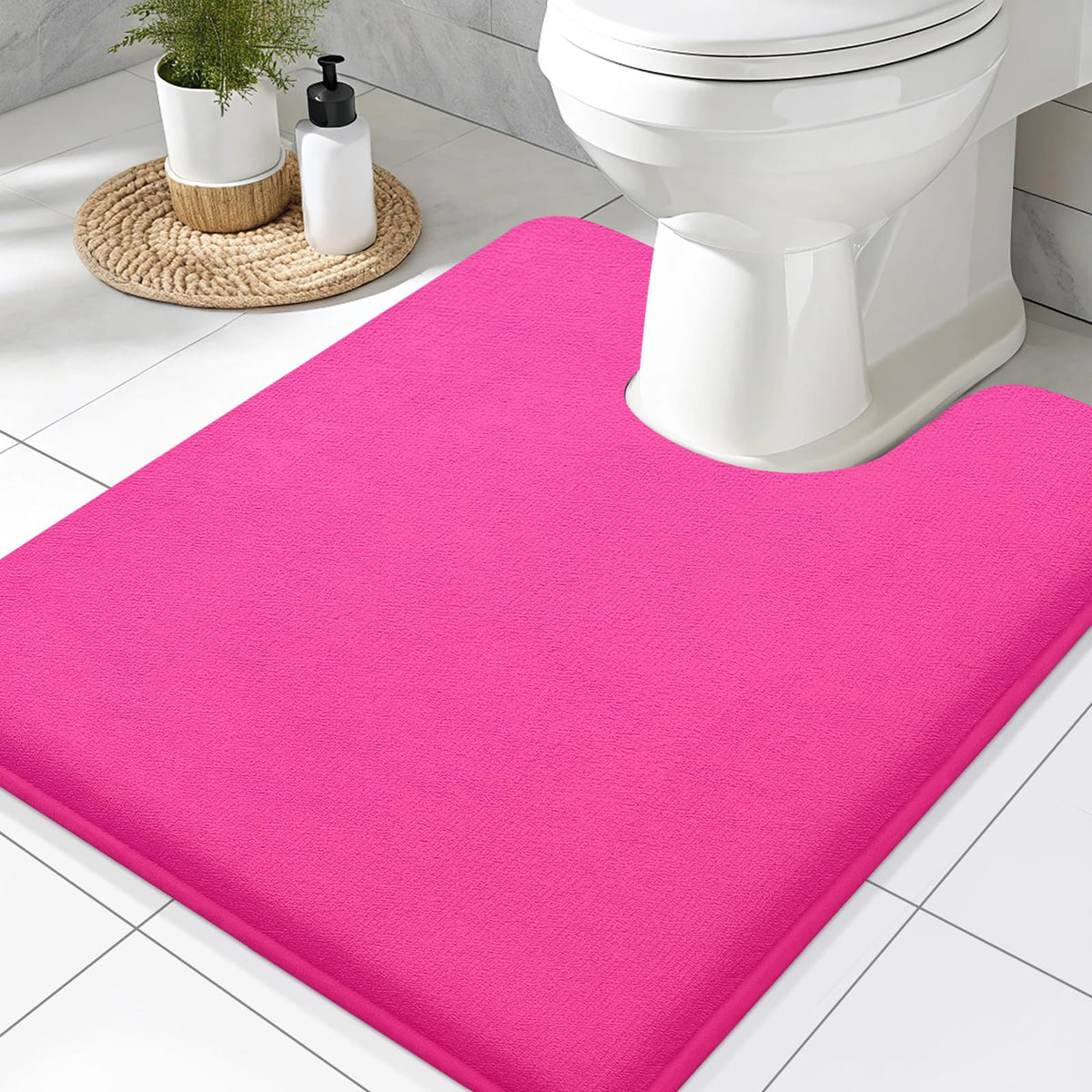 Smiry Memory Foam Bath Mat 30x20, Extra Soft and Absorbent Bathroom Rugs