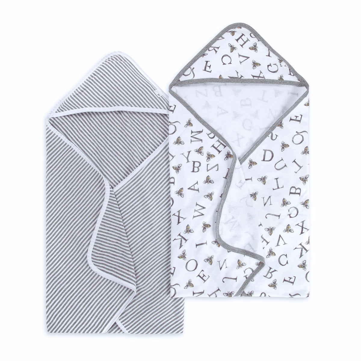 Burt's Bees Baby Infant Hooded Towels, Unisex Bath Essentials, 2-Pack