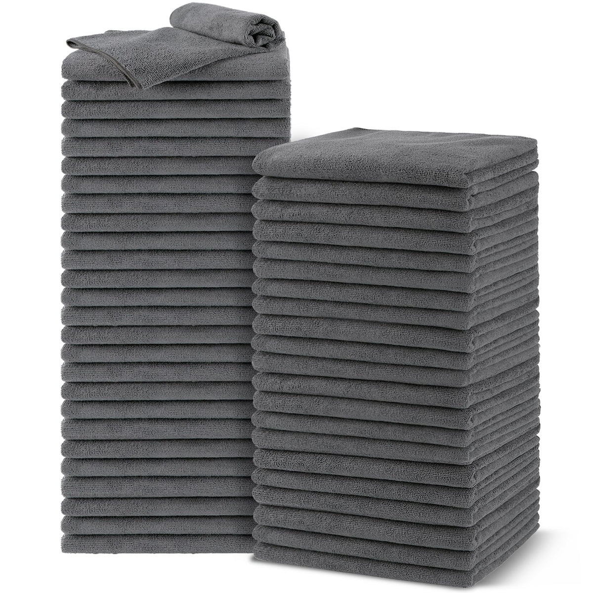 UNIMADE Salon Towels 24 Pack, Super Soft Microfiber Hand Towel