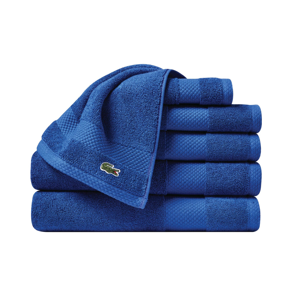 Lacoste Heritage 100% Supima Cotton Bath Towel 30" x 54", Micro Chip