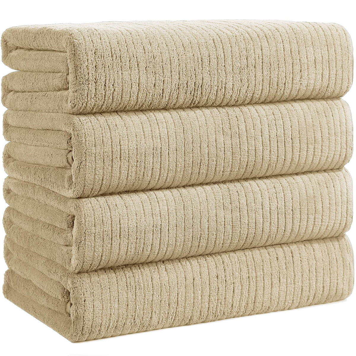 4 Pack Bath Towels Set 35 x 70in Extra Large, Ultra Soft Microfiber