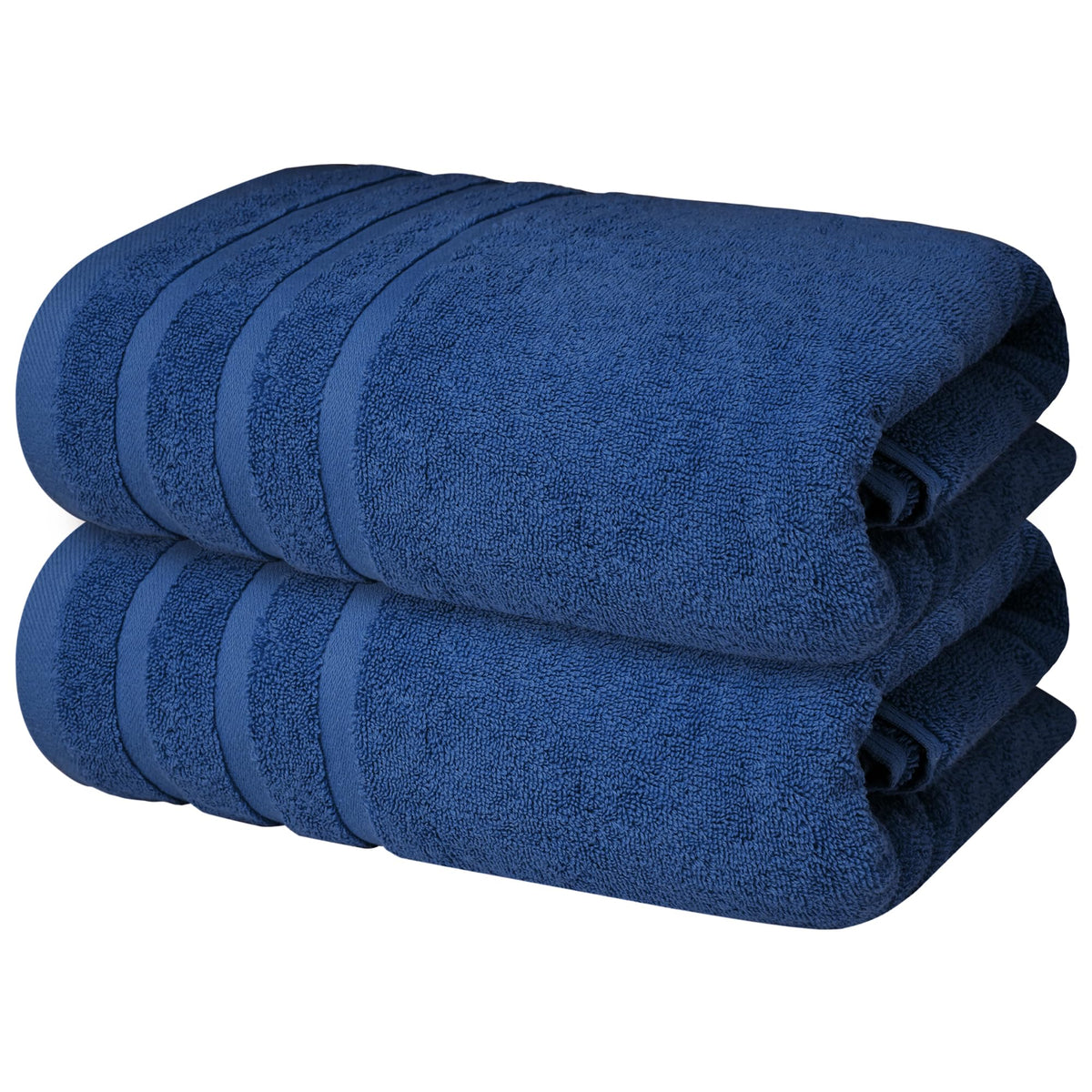 Infinitee Xclusives 100% Ring-Spun Cotton Bath Towels for Bathroom - Pack 2