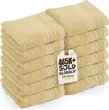 Utopia Towels 12 Pack Premium Wash Cloths, 12x12 in, 100% Cotton, Black