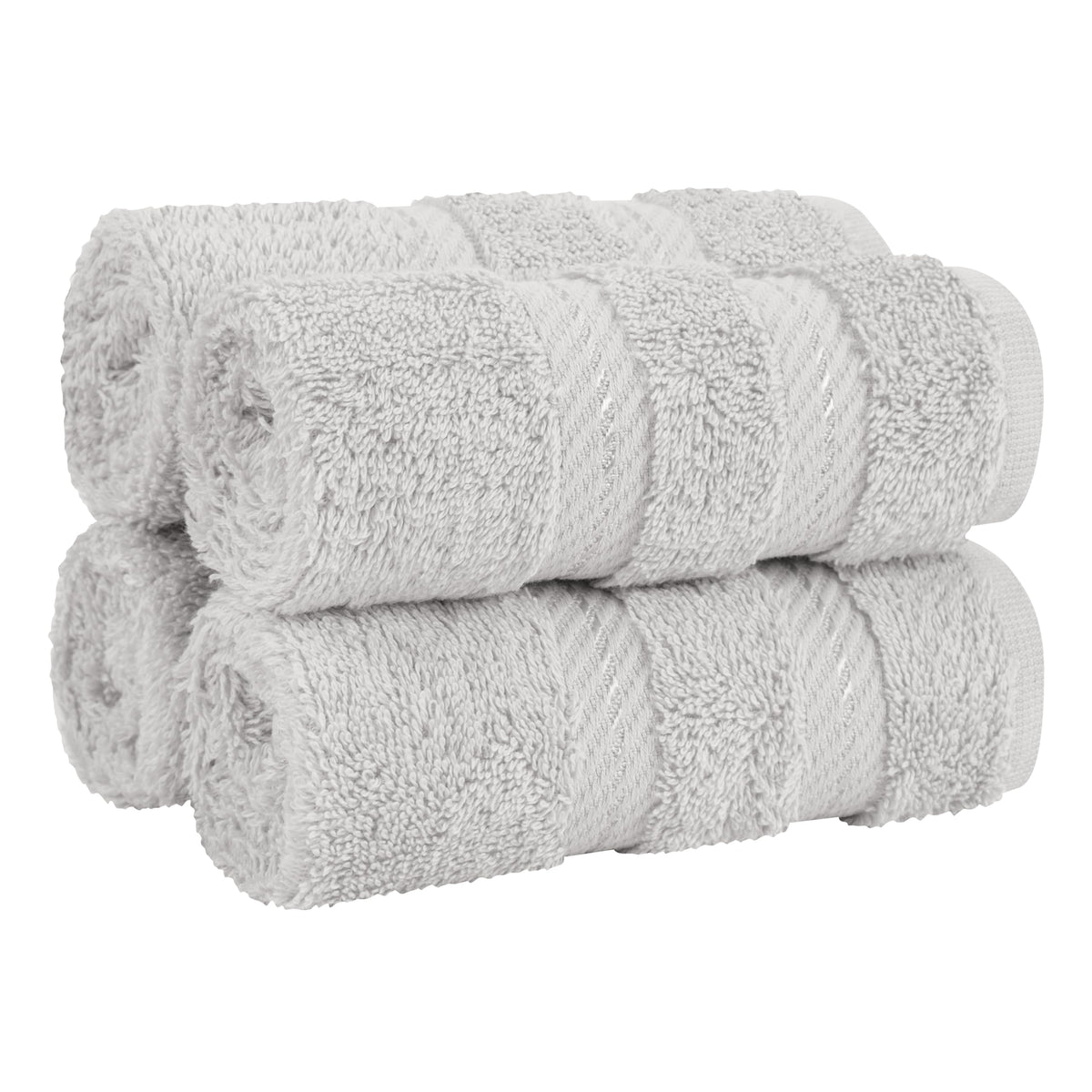 American Soft Linen 100% Cotton Luxury Turkish Towels, 4 PC Bath Towel Set