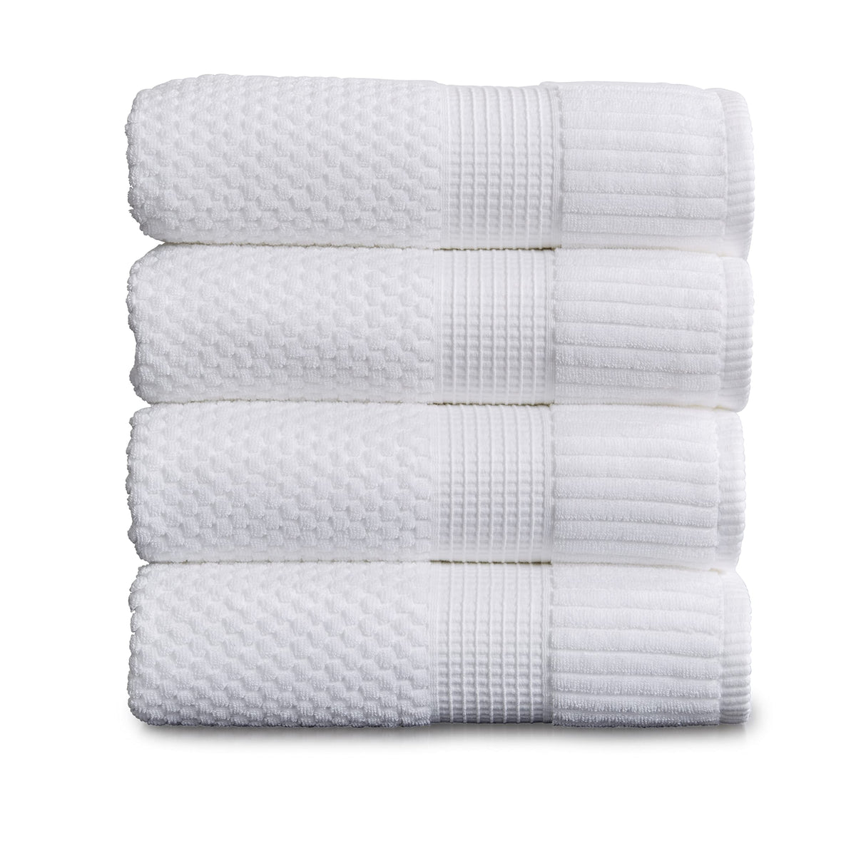 NY Loft 100% Cotton 6-Piece Bath Towel Set | Pink | Oeko-TEX | Quick-Dry