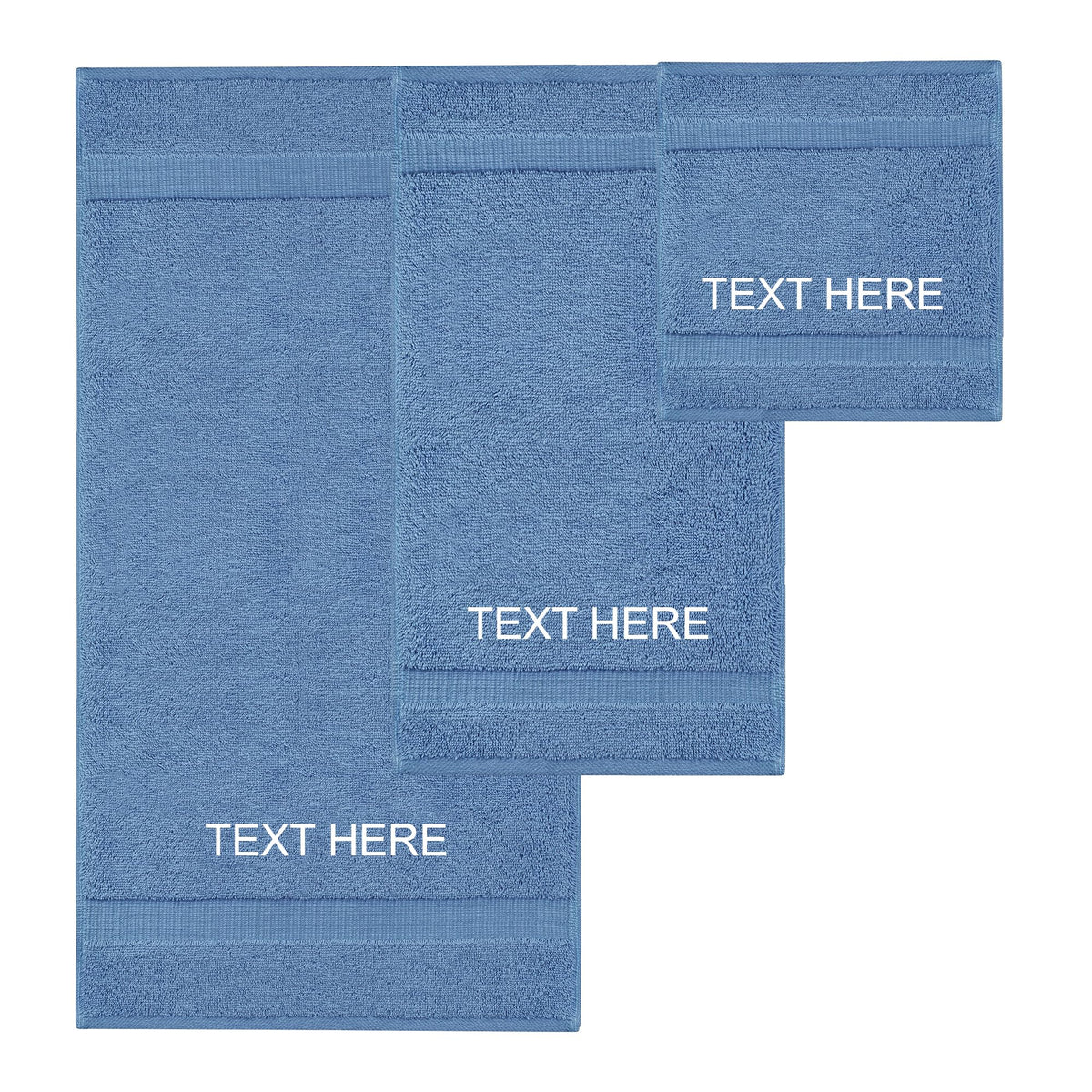 Chakir Turkish Linens 100% Cotton 4-Pack Bath Towels 27x54, Gray