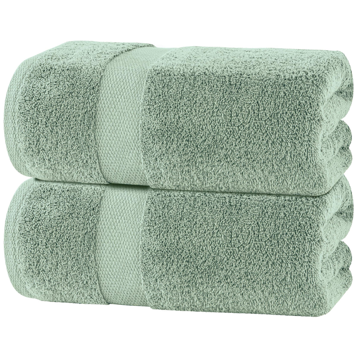 Wealuxe White Bath Towels Set of 4 — 27 x 54 Inch, 100% Ring Spun Cotton 650GSM, Extra Absorbent, Soft White Towels for Bathroom, Shower, Hotel, Spa