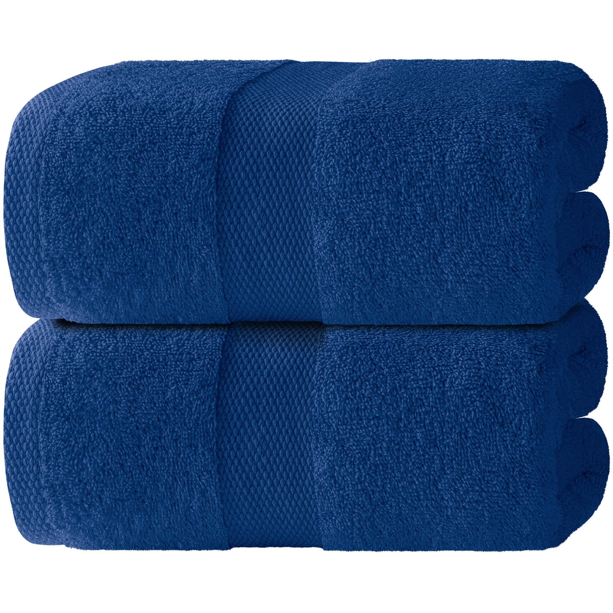 Wealuxe White Bath Towels Set of 4 — 27 x 54 Inch, 100% Ring Spun Cotton 650GSM, Extra Absorbent, Soft White Towels for Bathroom, Shower, Hotel, Spa