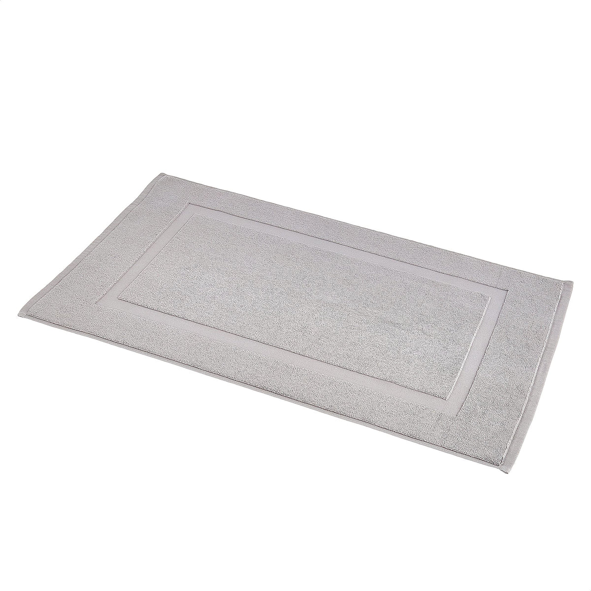Amazon Basics Non-Slip Cotton Bath Mat, 100% Cotton Absorbent, Machine Washable, 31" L x 20" W, Bright White
