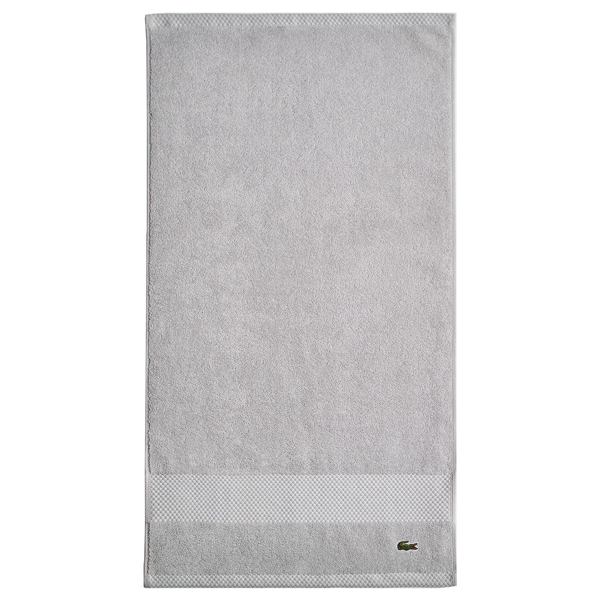 Lacoste Heritage 100% Supima Cotton Bath Towel 30" x 54", Micro Chip