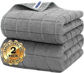 Microfiber Bath Towels 2 Pack (22'' x 48'') - Lightweight Quick Dry Microfiber Fingertip Hand Towels, Soft Absorbent Gym Towels for Yoga, Salon, Camping, Hotel, Bathroom, Spa, Travel & Dog