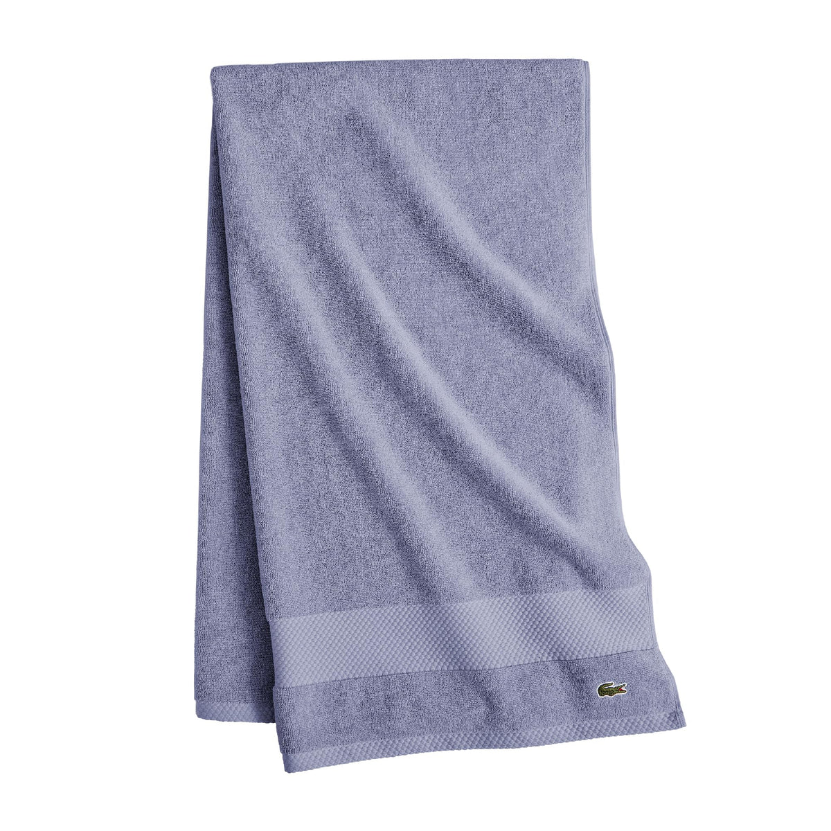 Lacoste Heritage 100% Supima Cotton Bath Towel 30" x 54", Micro Chip