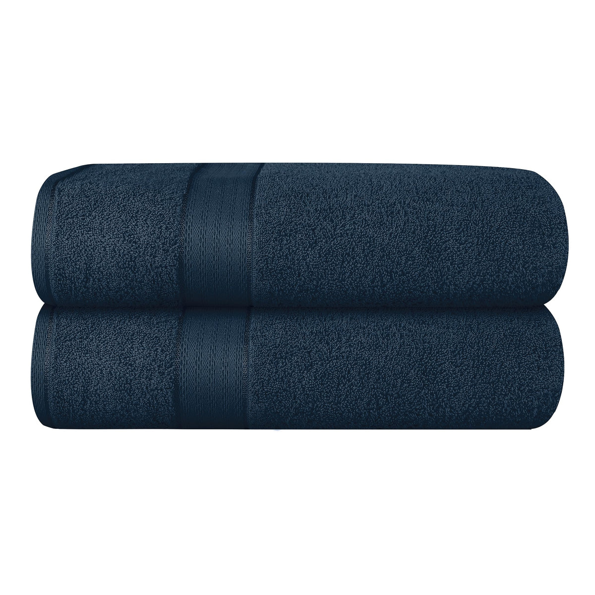 GLAMBURG Ultra Soft 8-Piece Towel Set - 100% Pure Ringspun Cotton, Contains 2 Oversized Bath Towels 27x54, 2 Hand Towels 16x28, 4 Wash Cloths 13x13 - Ideal for Everyday use, Hotel & Spa - Black