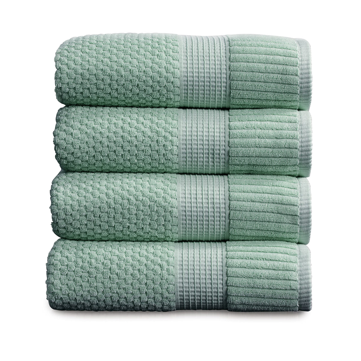 NY Loft 100% Cotton 6-Piece Bath Towel Set | Pink | Oeko-TEX | Quick-Dry
