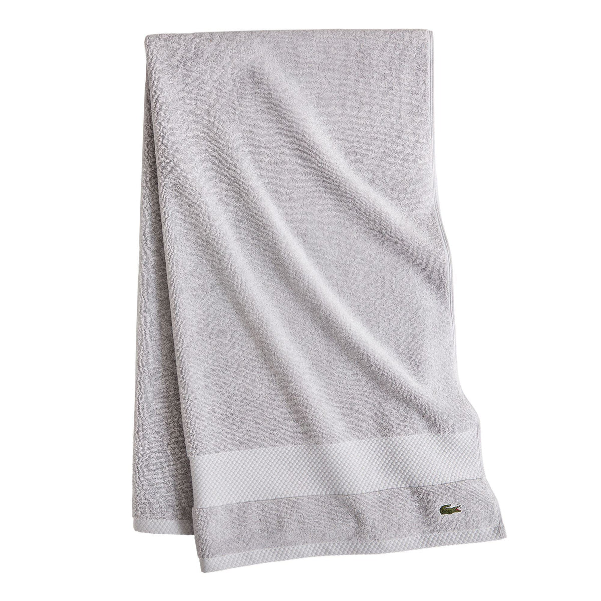 Lacoste Heritage 100% Supima Cotton Bath Towel 30" x 54", Aloe