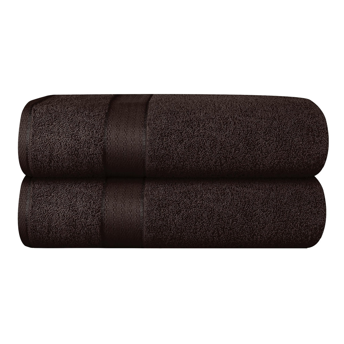 GLAMBURG Ultra Soft 8-Piece Towel Set - 100% Pure Ringspun Cotton, Contains 2 Oversized Bath Towels 27x54, 2 Hand Towels 16x28, 4 Wash Cloths 13x13 - Ideal for Everyday use, Hotel & Spa - Navy Blue