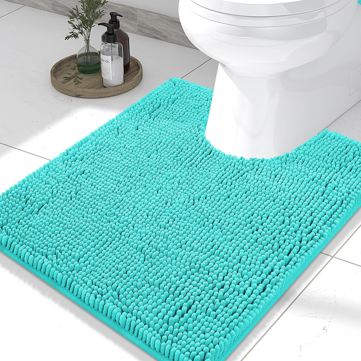 Smiry Bathroom Rugs 30X20, Luxury Chenille Extra Soft Absorbent Bath Mat
