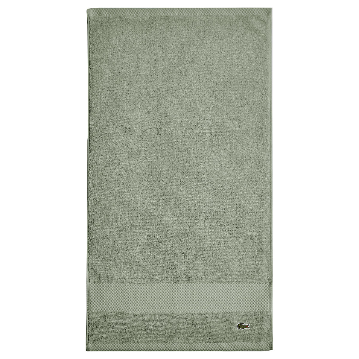 Lacoste Heritage 100% Supima Cotton Bath Towel 30" x 54", Aloe