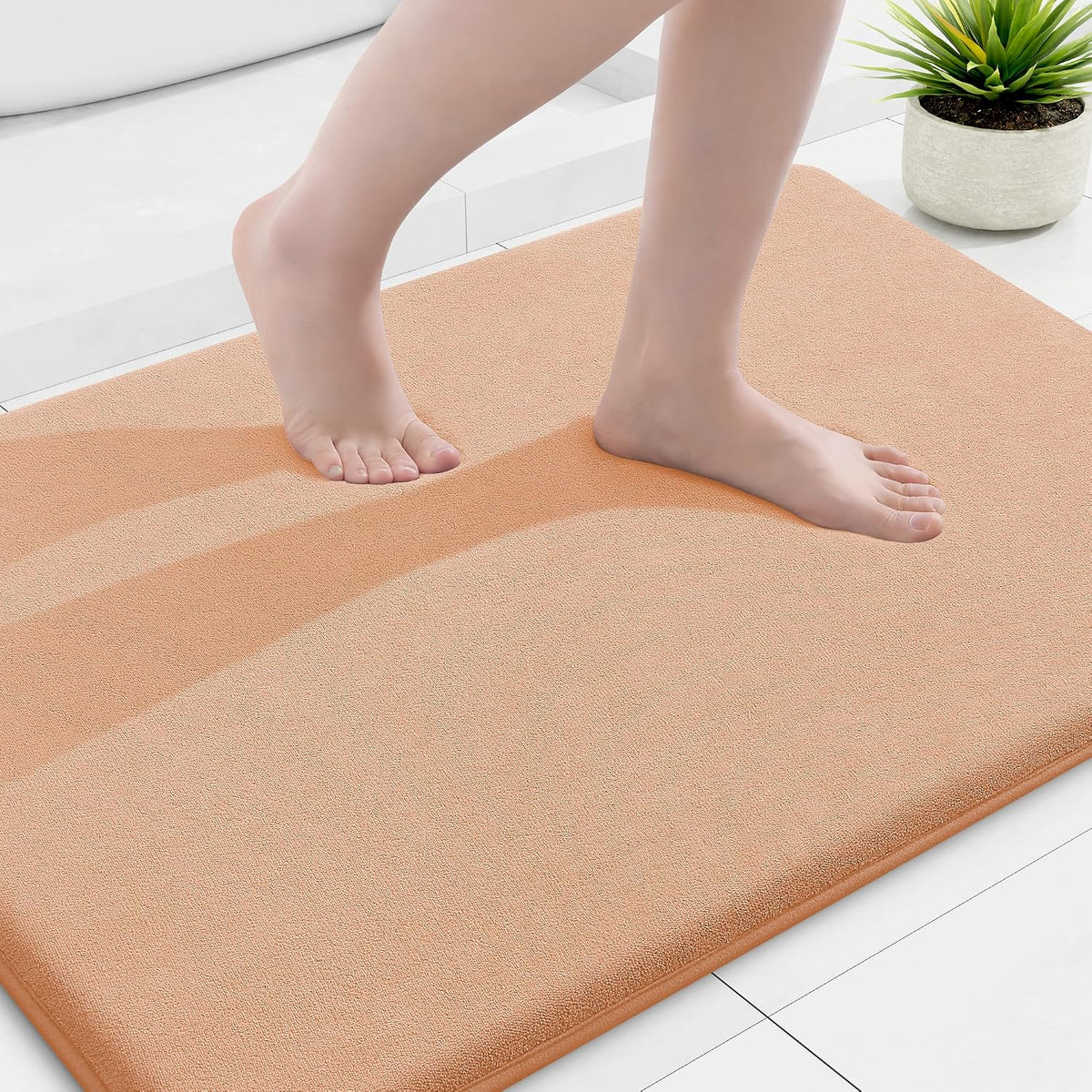 Smiry Memory Foam Bath Mat 30x20, Extra Soft and Absorbent Bathroom Rugs