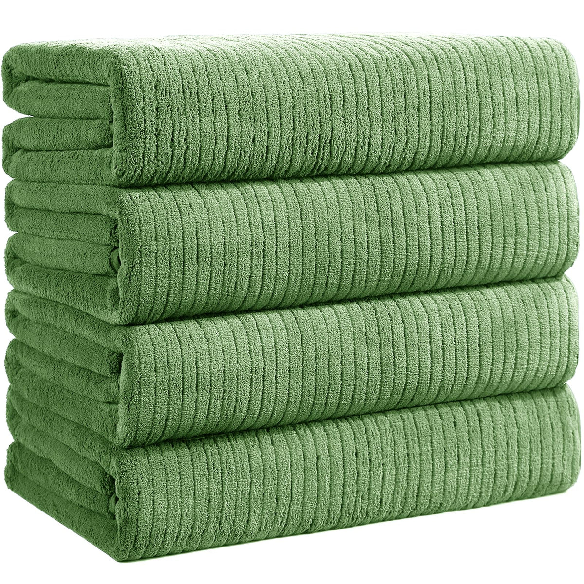 4 Pack Bath Towels Set 35 x 70in Extra Large, Ultra Soft Microfiber