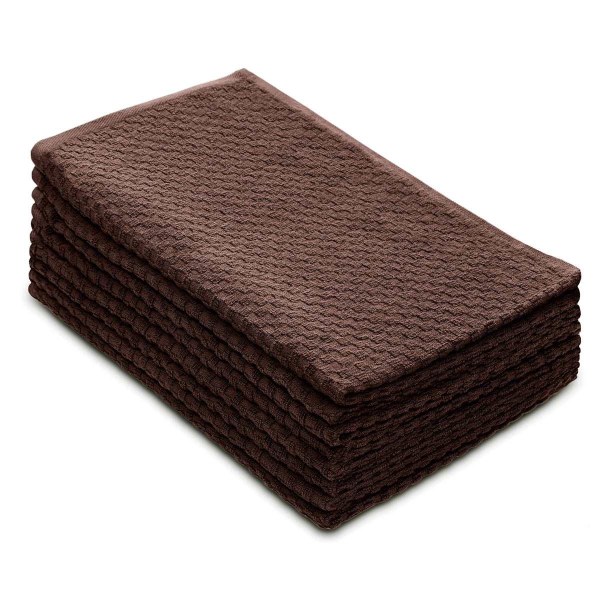 COTTON CRAFT Amazing Kitchen Towel - 12 Pack 100% Cotton Waffle Terry Towel
