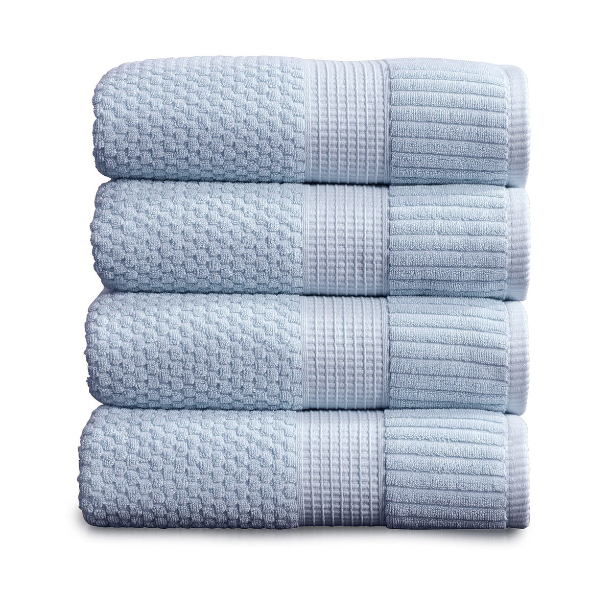 NY Loft 100% Cotton 6-Piece Bath Towel Set | Pink | Oeko-TEX | Quick-Dry