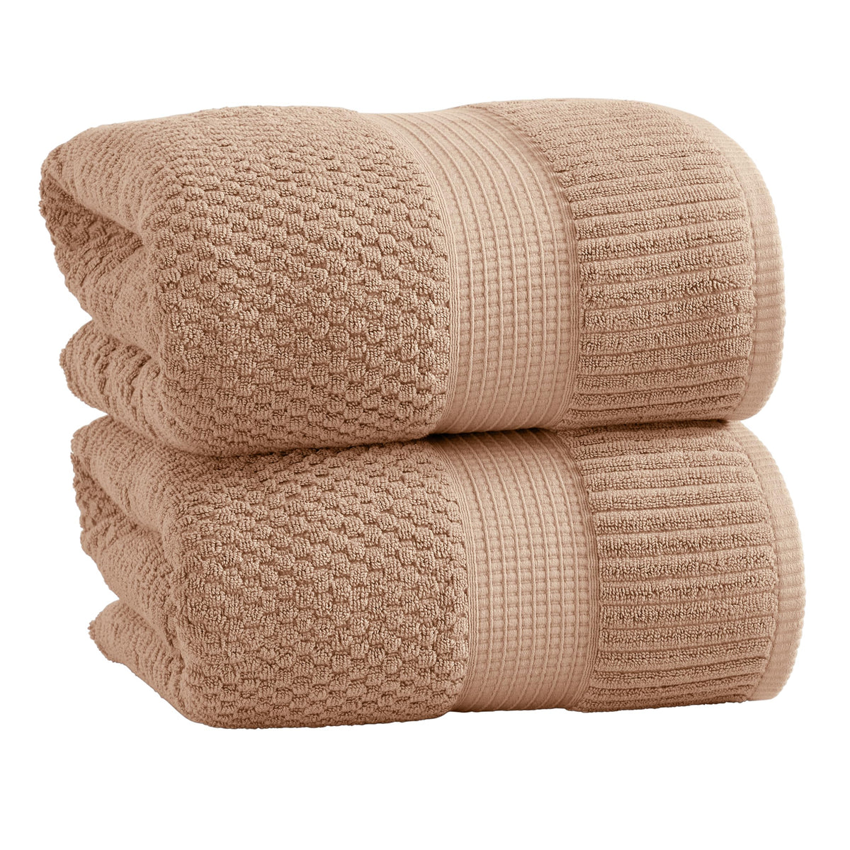NY Loft 100% Cotton 6-Piece Bath Towel Set | Pink | Oeko-TEX | Quick-Dry