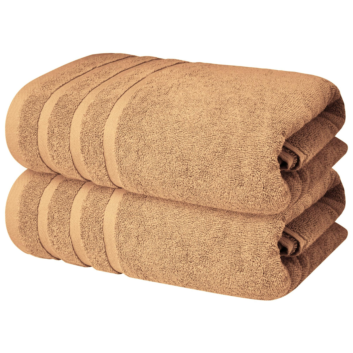 Infinitee Xclusives 100% Ring-Spun Cotton Bath Towels for Bathroom - Pack 2