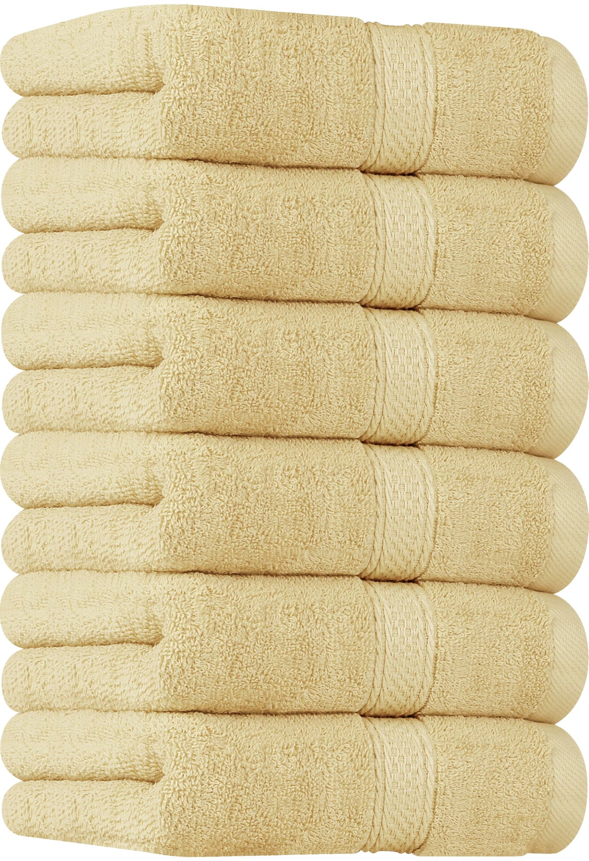 Utopia Towels 6 Pack Premium Hand Towels, 16x28 in, 600 GSM Cotton, Grey