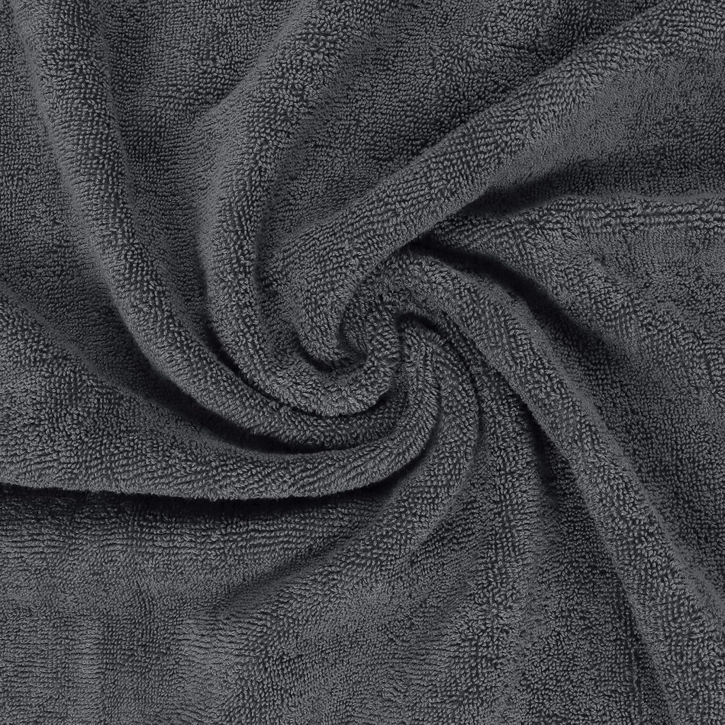 Utopia Towels 8 Piece Majestic Plush Luxury Towel Set, Cotton, Grey