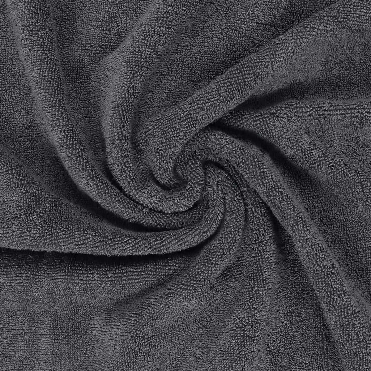 Utopia Towels 8 Piece Majestic Plush Luxury Towel Set, Cotton, Grey