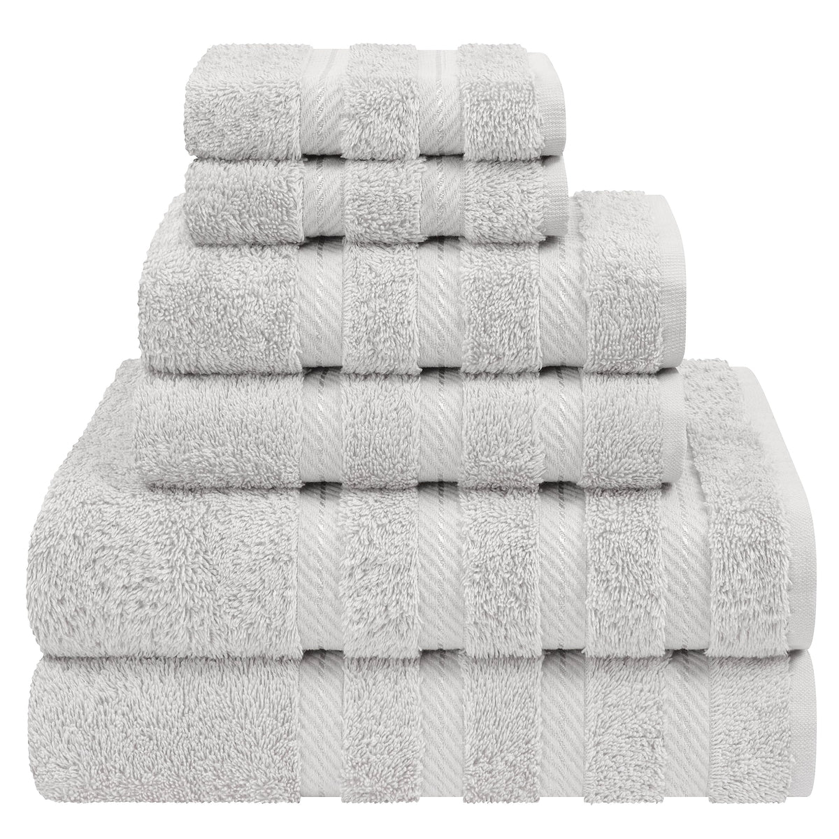 American Soft Linen 100% Cotton Luxury Turkish Towels, 4 PC Bath Towel Set