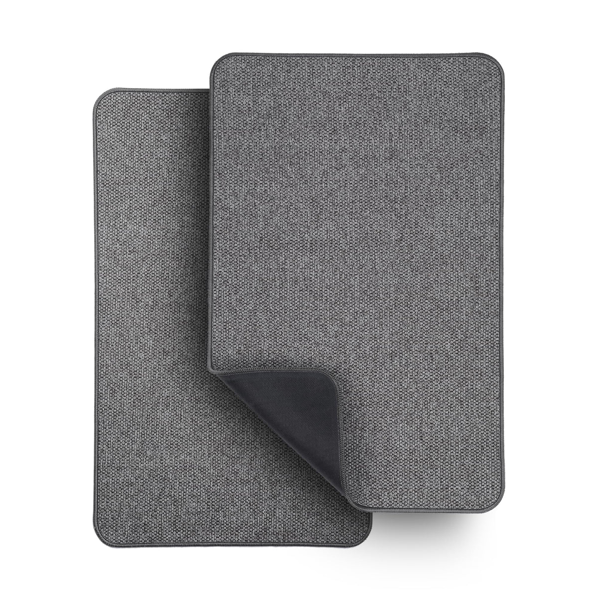 Bath Mat,Ultra Thin Bathroom Rugs,Rubber Bath Mats for Bathroom,No Slip Bath Rugs,Quick Dry,Machine Washable,Low Pile,Absorbent,Shower Outside,Sink,Home Decor Accessories.Grey,1'5"x2'3"(17x27Inch)