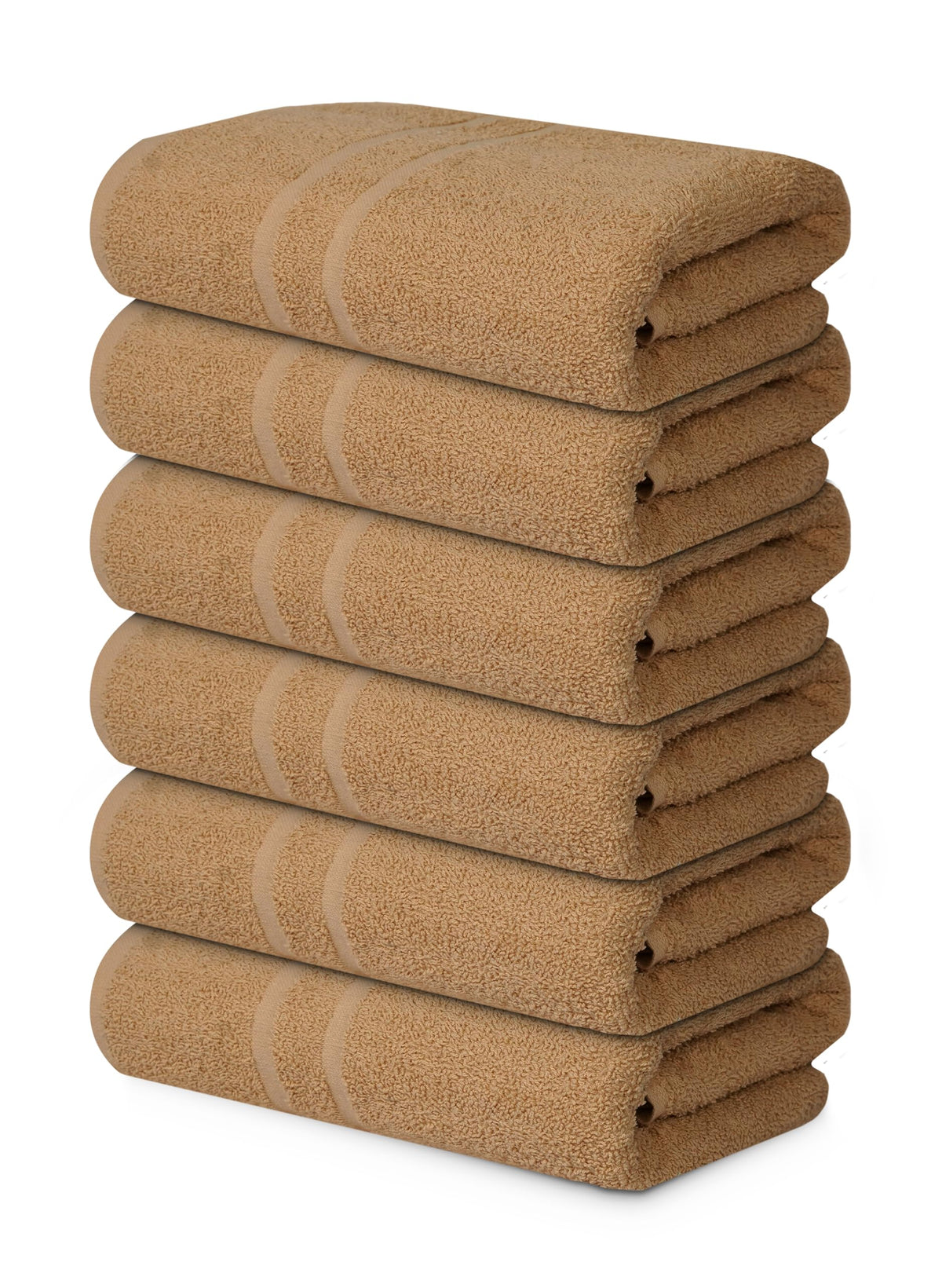 Basic Hand Towels 16x26 Inches – Pack of 12 – White Color – Soft and Absorbent Multipurpose Cotton Towels for Bathroom, Spa, Gym, Salon, Hotel, and Everyday Use