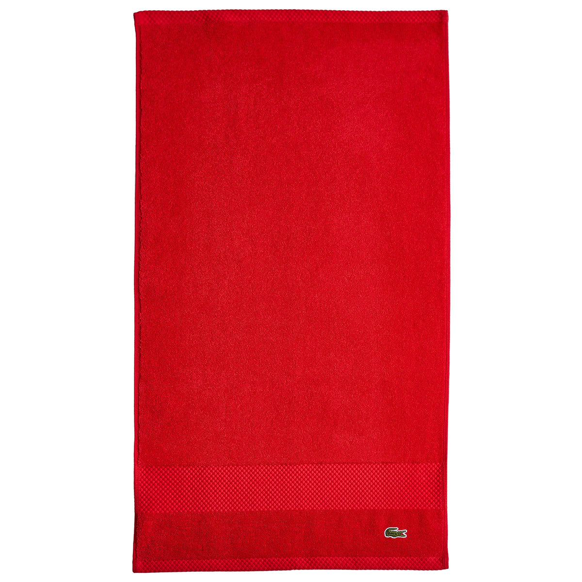Lacoste Heritage 100% Supima Cotton Bath Towel 30" x 54", Micro Chip
