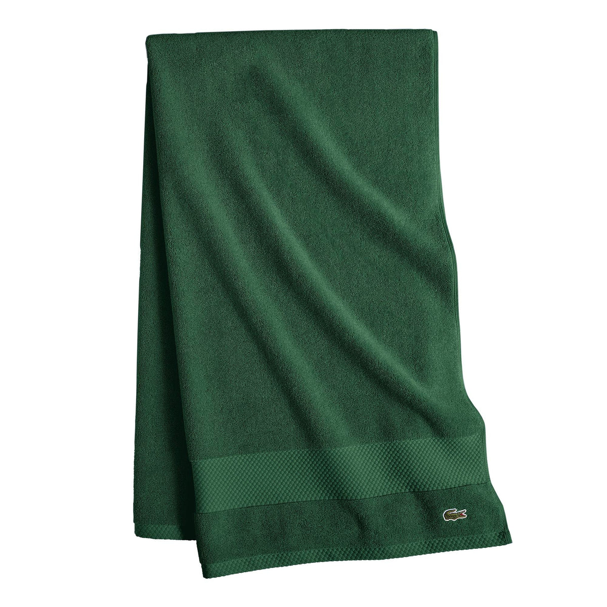 Lacoste Heritage 100% Supima Cotton Bath Towel 30" x 54", Micro Chip