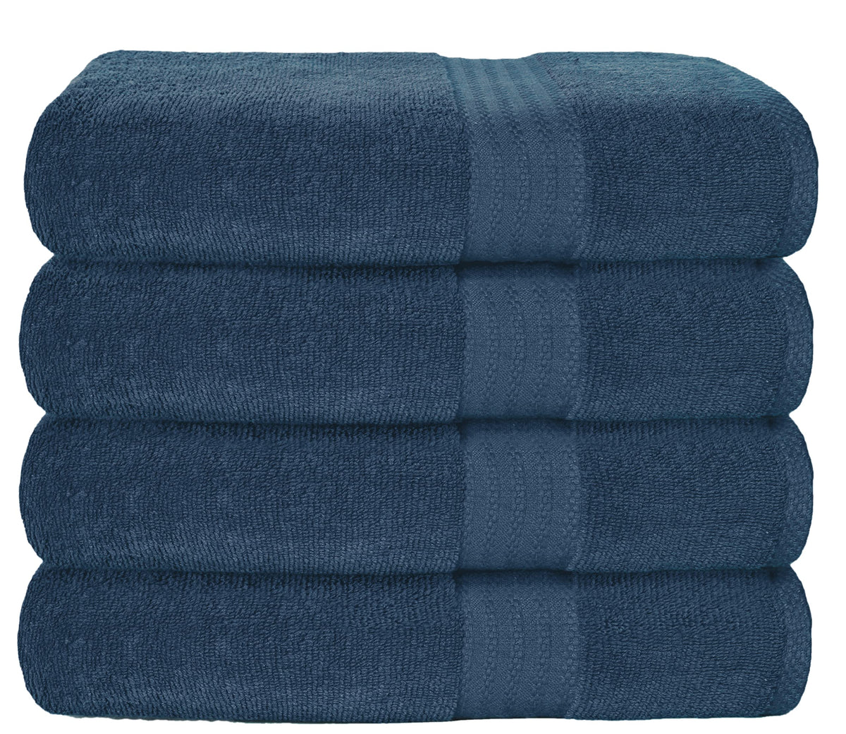 GLAMBURG Ultra Soft 8-Piece Towel Set - 100% Pure Ringspun Cotton, Contains 2 Oversized Bath Towels 27x54, 2 Hand Towels 16x28, 4 Wash Cloths 13x13 - Ideal for Everyday use, Hotel & Spa - Black