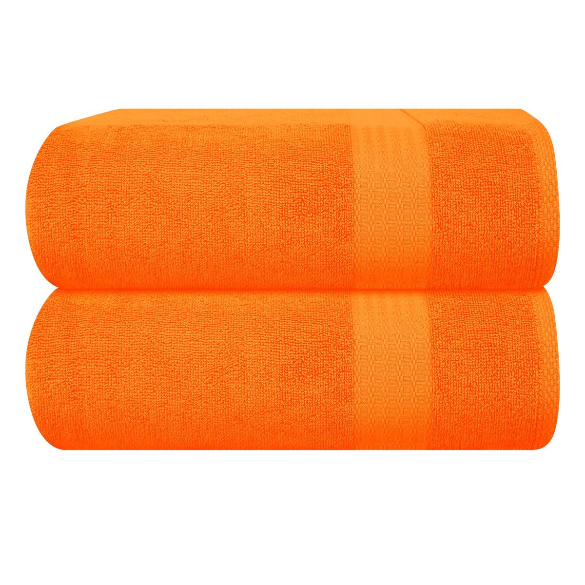 GLAMBURG Ultra Soft 8-Piece Towel Set - 100% Pure Ringspun Cotton, Contains 2 Oversized Bath Towels 27x54, 2 Hand Towels 16x28, 4 Wash Cloths 13x13 - Ideal for Everyday use, Hotel & Spa - Navy Blue