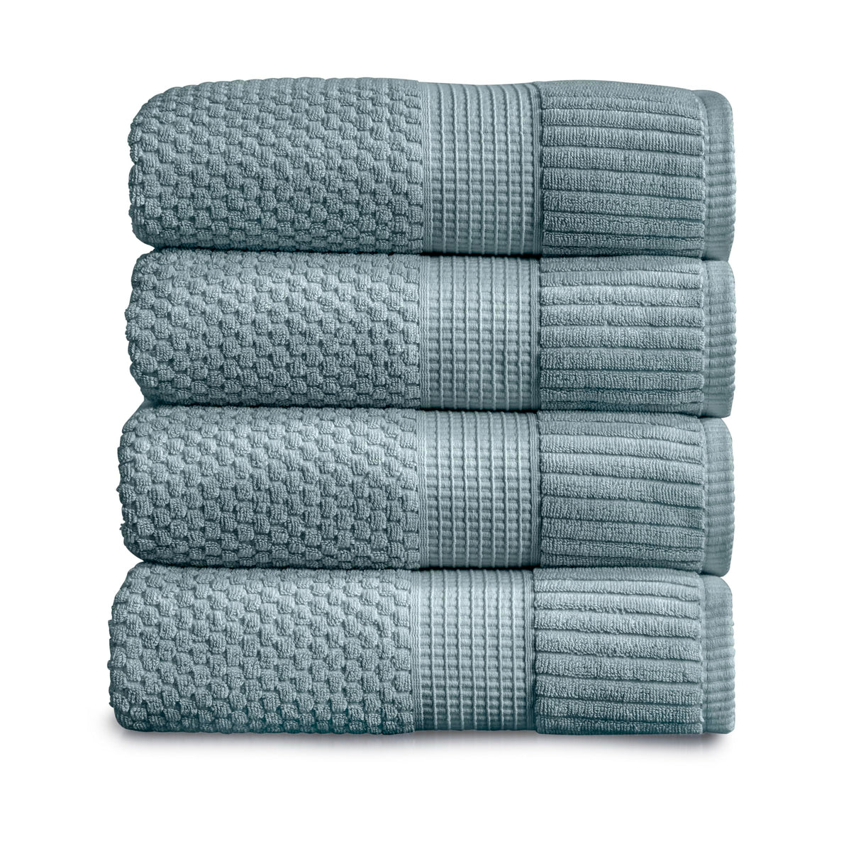 NY Loft 100% Cotton 6-Piece Bath Towel Set | Pink | Oeko-TEX | Quick-Dry